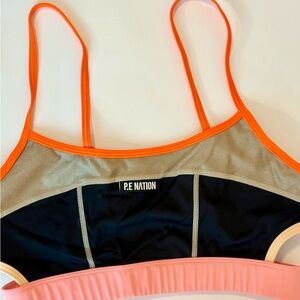 P.E Nation Colorblock Sports Bra